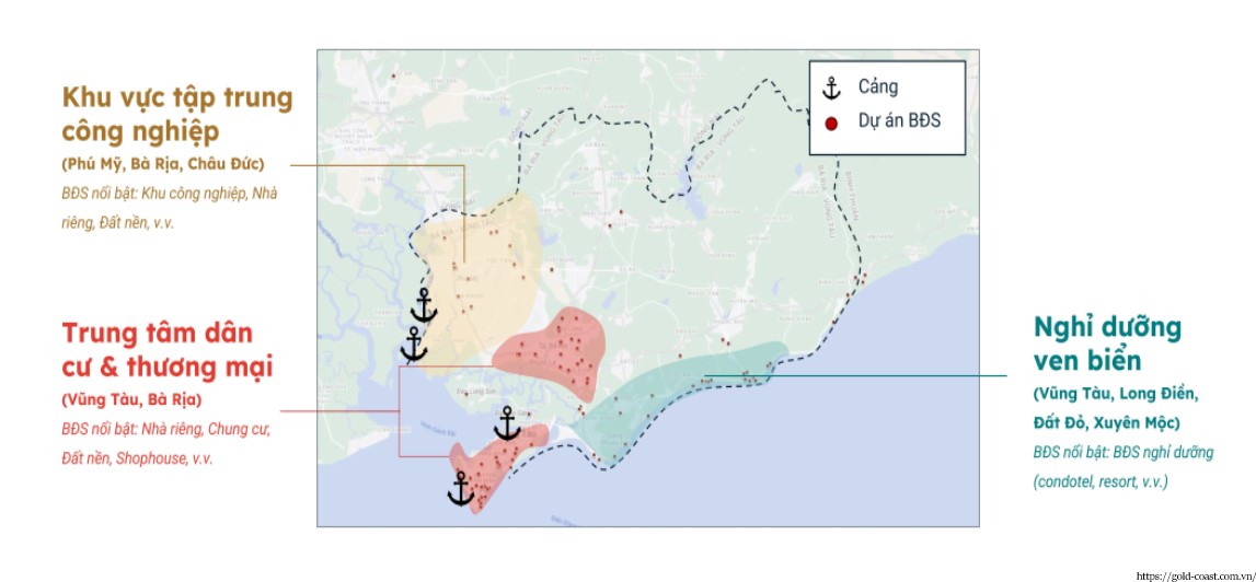 Bà Rịa - Vũng Tàu được Chia Làm 3 Khu Vực Kinh Tế