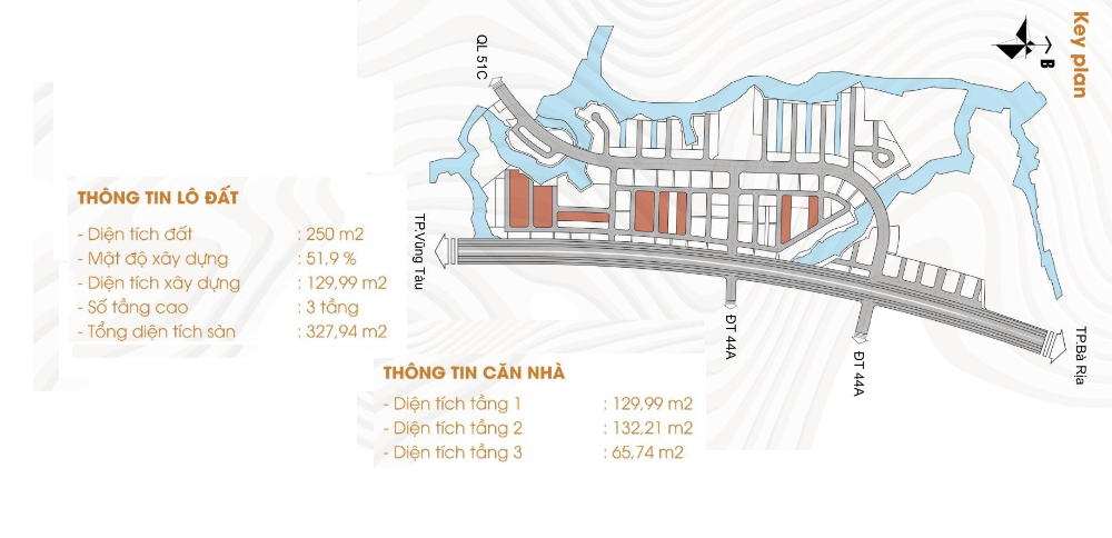 Thông Tin Lô đất Biệt Thự Song Lập Tại Gold Coast Vũng Tàu Mẫu 2