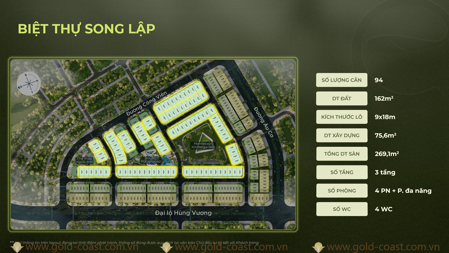 Biệt thự song lập Eco Central Park