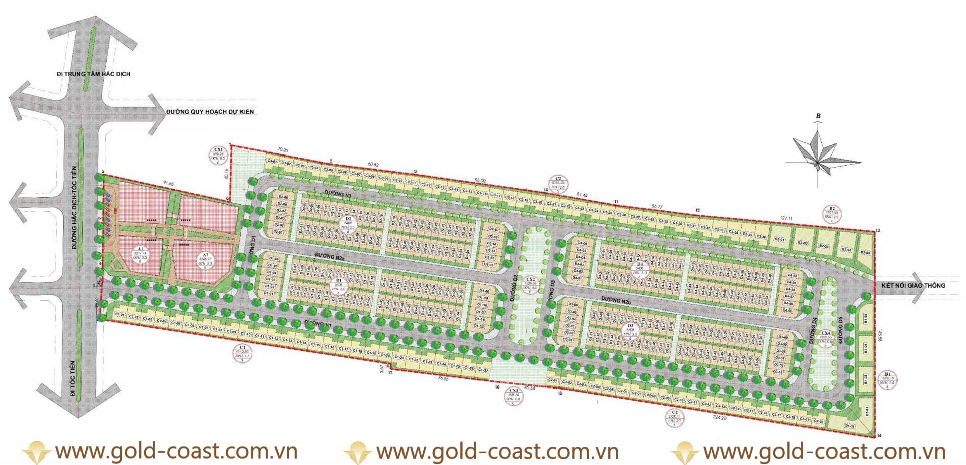 Mặt bằng Dự án Phú Mỹ Estates