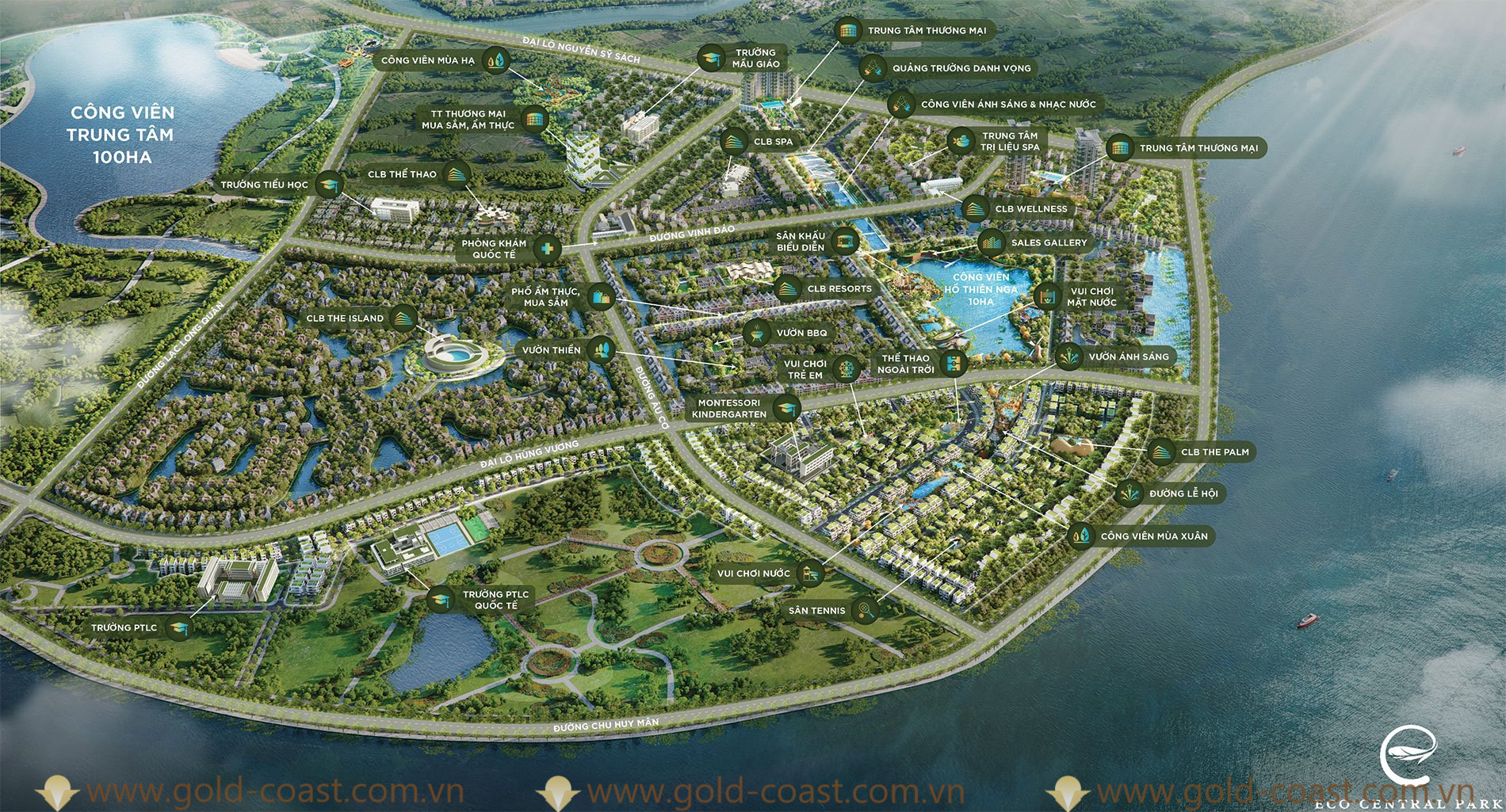 Hệ thống Tiện ích Eco Central Park