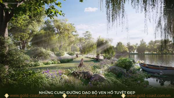 Eco Central Park Nhung cung duoc dao bo ven ho tuyet dep tai Eco Central Park - Eco Central Park